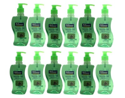 HiGeen LIquid Soap Hand & Body Wash  Pine Scent,  BOX OF 12 UNITS,