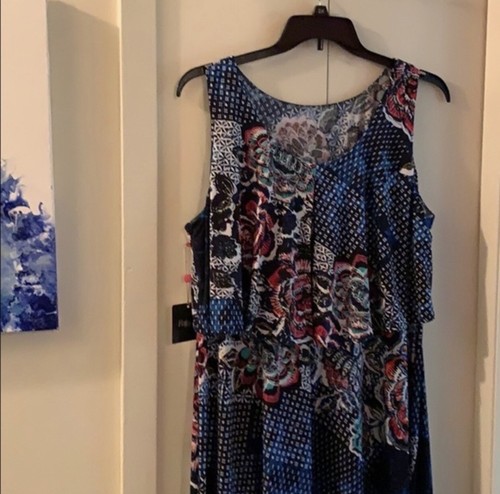 Rafaella Kleid mit Etikett blau Gr. XL - Bild 9 von 10