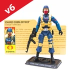 2008 Hasbro G.I. Joe 25th Anniversary SCARRED COBRA OFFICER v6 Figure | Complete