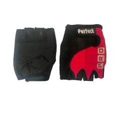 Guanti Ciclismo palestra small Pro'  Bici Da Corsa MTB Spinning Resistenti Rosso