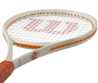Wilson 2025 Clash 100 V3 Roland Garros Tennis Racquet 100sq 295g