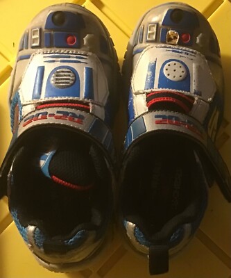 Skechers Style Code 97022L Star Wars R2D2 Sneakers Kid s Size 11