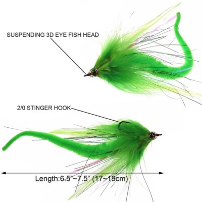 dragon tail fishing lure Mangums Tails Micro / Fluorescent Hot Pink stop secondary action Video: Attaching Pacchiarini's Dragon Tails