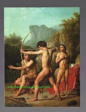 POSTCARD / Christopher ECKERSBERG / Three Spartan archers, 1812