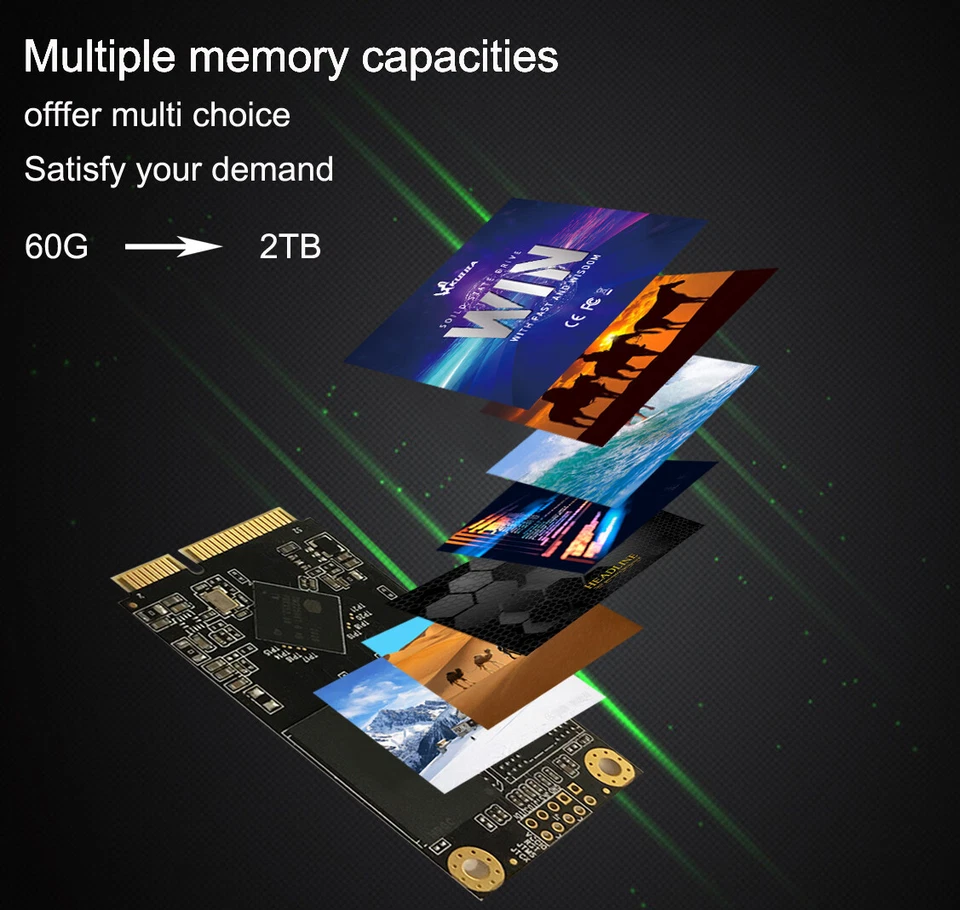 Msata SSD 120gb 120GB 256GB 500GB 512GB Internal SATA 3 Solid State Drive - Image 3 of 4