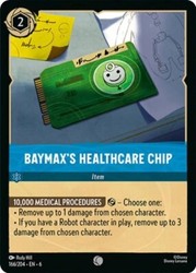 Baymax's Healthcare Chip 166/204 Azurite Sea Lorcana Common