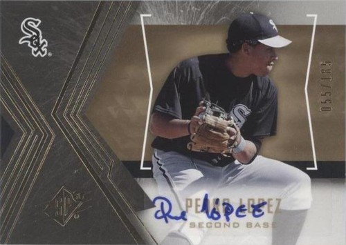 PEDRO LOPEZ 056/185 Signed 2005 SPX #151 CHICAGO WHITE SOX