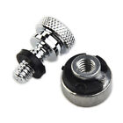 <!--F#f_0-->Chrome Rear Fender Seat Bolt Screw Seat Nut Set For Harley Davidson Dyna Softail<!--F/-->