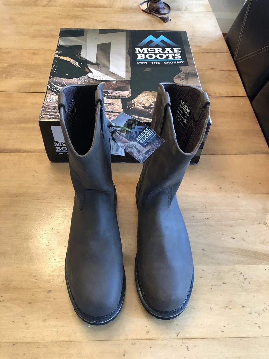 McRae Industrial Work Boots Men s Wellington Ruff Rider Brown MR85144 SZ 13 M