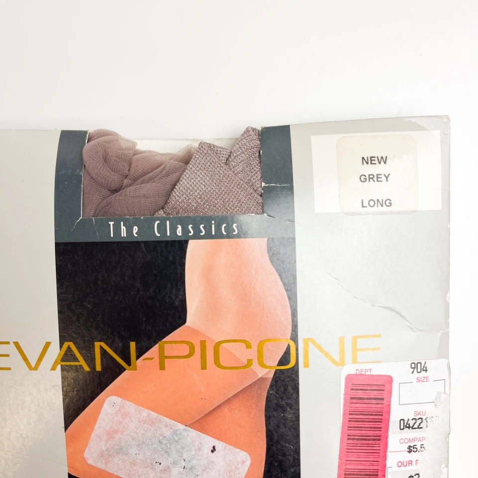 Pantimedias Evan Picone de colección con control transparente - talla larga - gris Foto 2 de 4