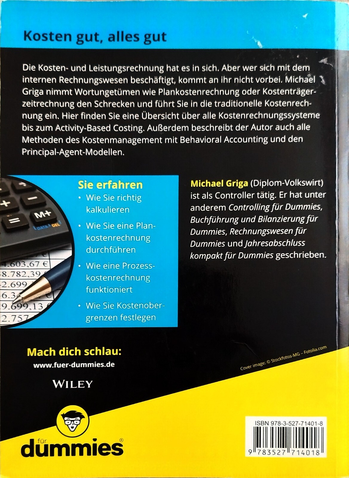 Thumbnail - Kosten- Und Leistungsrechnung Für Dummies, 2. Auflage 2017, Von