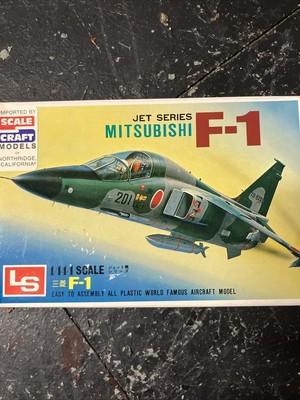 Model  Kit Jet Series Mitsubishi F-1 LS 1:144 Scale Made in Japan / Open Box