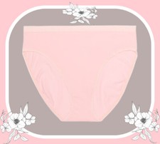 S M L XXL Ballet Pink LOGO Cotton Victorias Secret High-Leg Waist Brief Panty