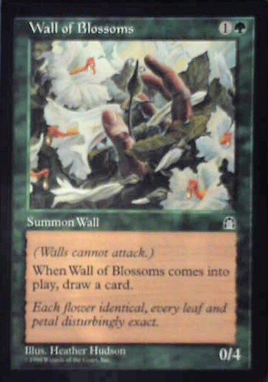 Wall of Blossoms - Stronghold: #125, Magic: The Gathering Nm R107