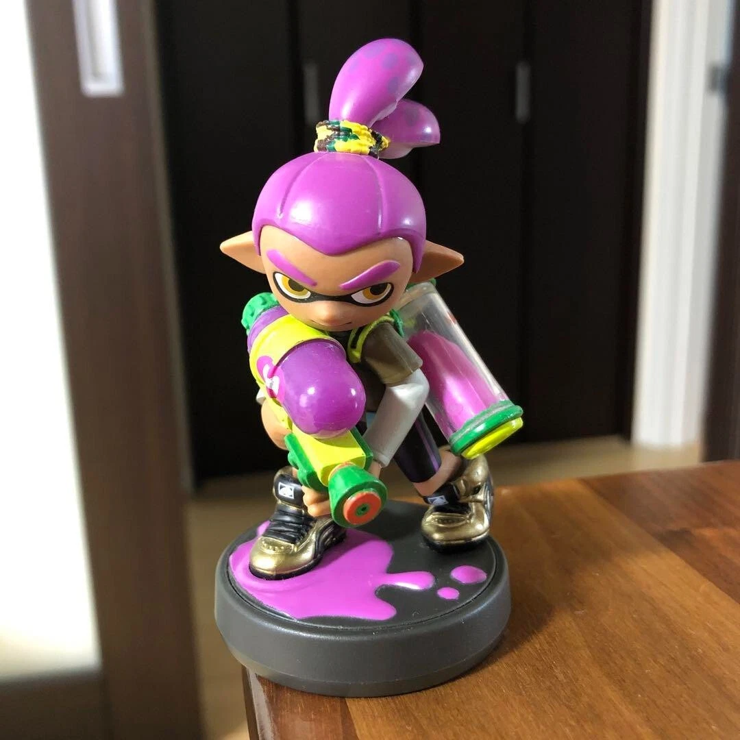 Purple Inkling Boy Limited Color Amiibo Splatoon 2 Series Tested
