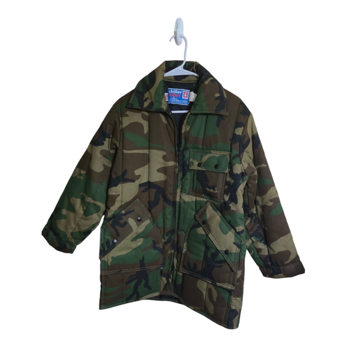 Vtg Saftbak Chiller Killer Jacket Men S Camo Hunting Military