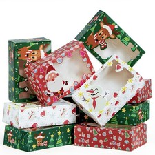 JOYIN 36 PCS Christmas Foil Treats Cookie 8.75" x 5.75" x 2.75", Multicolor