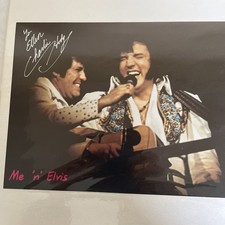 ELVIS PRESLEY ALBUM EPHEMERA FAN CLUB ITEMS CHARLIE HODGE PHOTO SIGNED 
