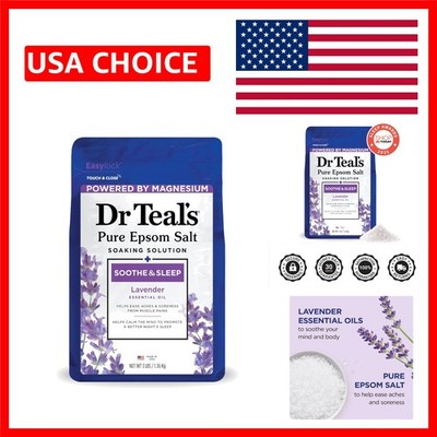 Lavender Epsom Salt Soaking Solution - 3lbs for Ultimate Relaxation Rituals