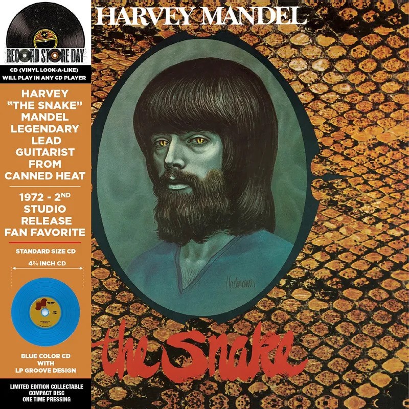 Harvey Mandel The Snake (RSD 2025) (CD) Collector's  Album