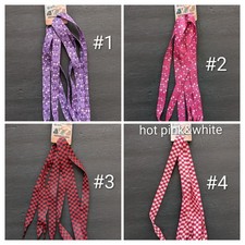 3 pairs Shoe Lace for 10,Flat,5/8" wide,Stars/Checkers,Fun Accessory,NEW