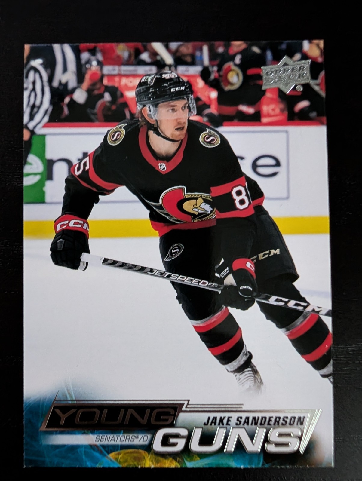 2022-23 Upper Deck Series 2 - Young Guns Jake Sanderson #466 (RC)