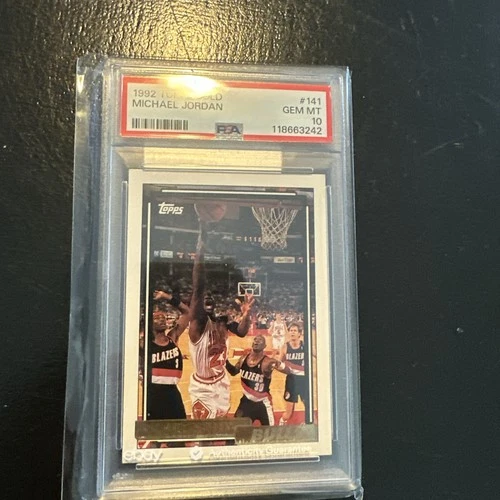 1992 Topps GOLD Michael Jordan(goat) PSA10