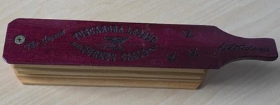 DD ADAMS - TUSCARORA LEGEND - CUSTOM TURKEY BOX CALL - POPLAR /PURPLEHEART NWTF
