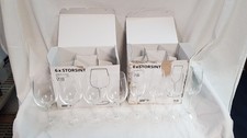 Restposten 8x IKEA STORSINT verschiedene Wein- und Sektgläser, 4x 22cl, 4x 49cl
