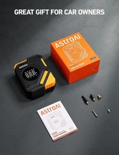 AstroAI Car Tyre Inflator Air Compressor 12V DC, 150 PSI Digital Tyre Pump UK