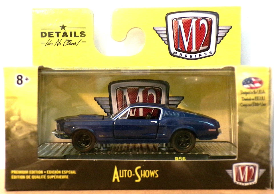 1968 Ford Mustang GT...R56 19-30....M2 machines.. AUTO-SHOWS...1:64 pre-owned - Image 2 of 4