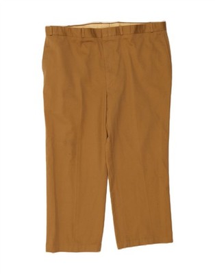 FARAH Mens Straight Chino Trousers W44 L27 Beige DT53