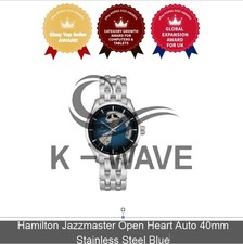 Hamilton Jazzmaster Open Heart Auto 40mm Stainless Steel Blue