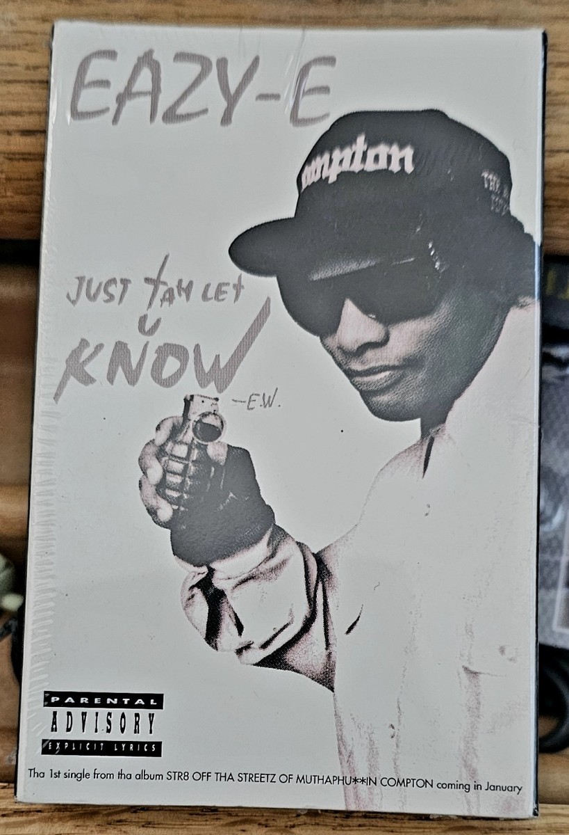 Eazy E Just Tah Let U Know Cassette Tape Ruthless Gangster