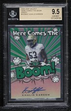 2020 Leaf Valiant Here Comes the Boom! 11/75 Khalid Kareem BGS 9.5 Auto a8m