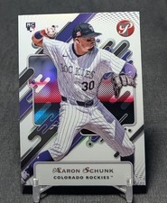 Aaron Schunk Refractor Rookie RC 2025 Topps Pristine Chrome Card #108 Rockies