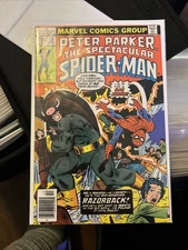 1977 MARVEL COMICS GROUP PETER PARKER THE SPECTACULAR SPIDER-MAN 13 RAZORBACK