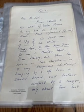 5 Signed Letters Edmund Lester Pearson Criminologist Author Of Studies In Murder