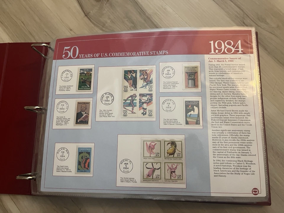 Complete 50 Years of U.S. Commemorative Stamps Volume II of 2 Mint Condition - Image 4 of 4