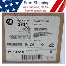 NEW PLC 2711-T6C2L1 PANELVIEW 600 Séries B Ecran Tactile DH-485 24VDC US