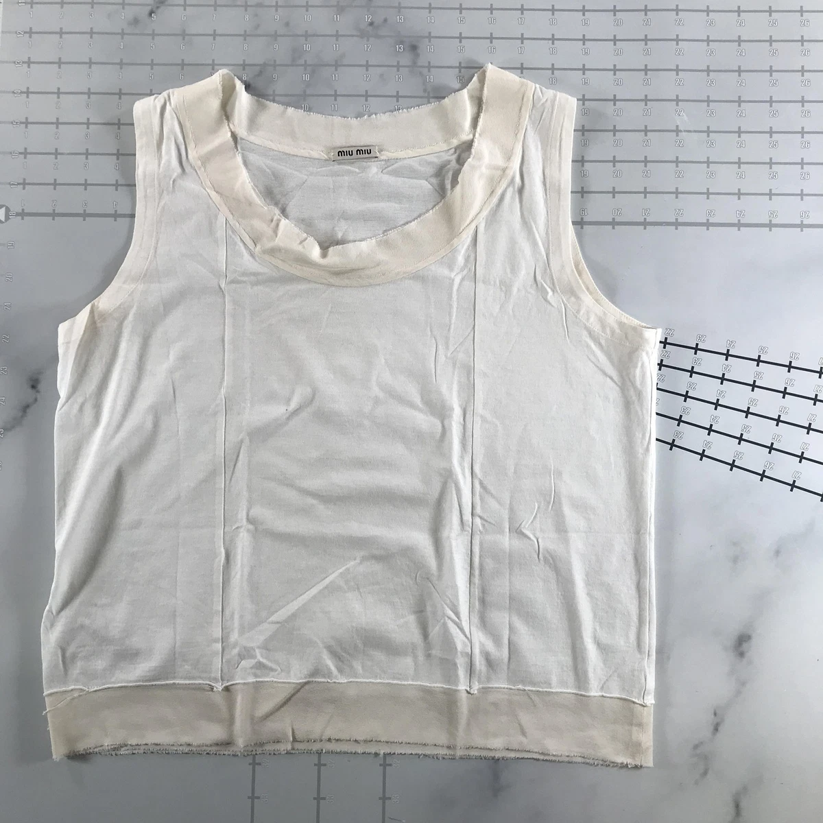 Solid Tank Tops Miu Miu for Women for sale | eBay