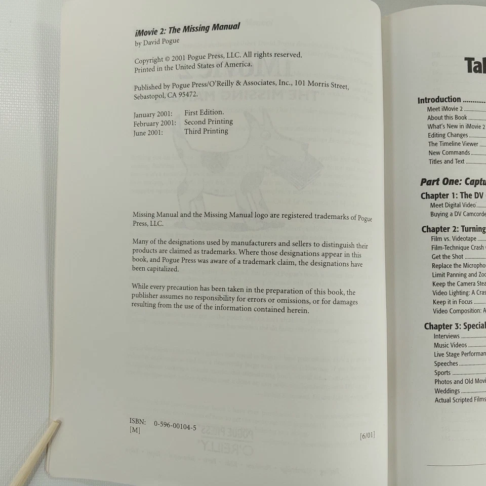 O'REILLY iMovie 2 The Missing Manual & iPod The Missing Manual 9th ed - Image 4 of 4