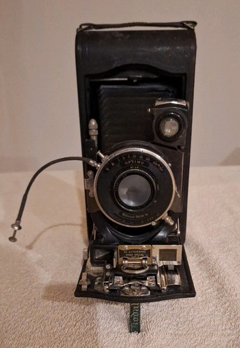 Appareil photo autographique Kodak n 3A avec étui en cuir Appareil