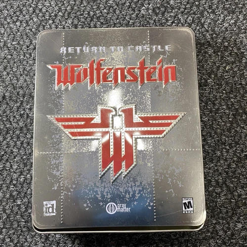 Return to Castle Wolfenstein Tin Box + Prima Guide & Inserts (NO DISC)
