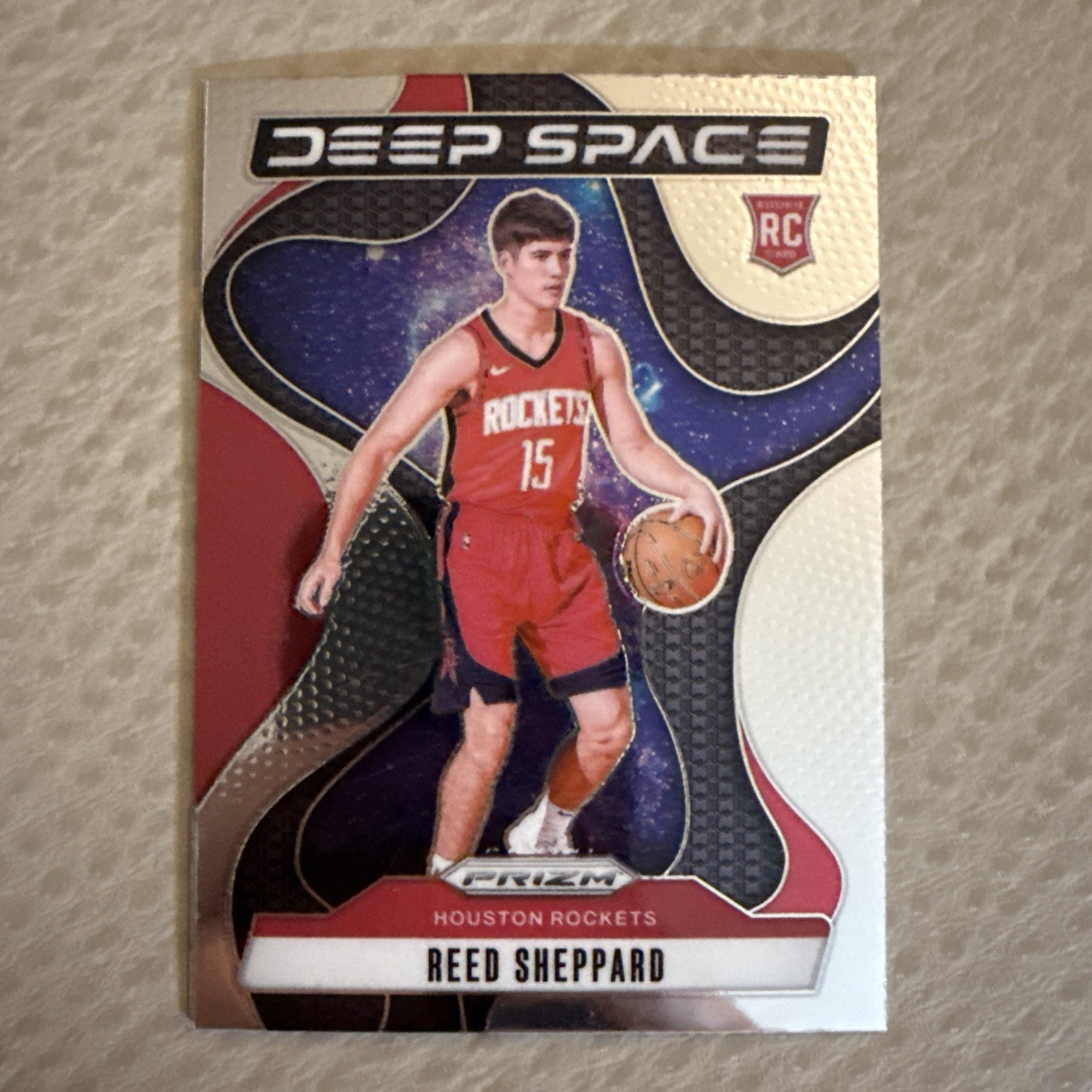 2024-25 Panini Prizm - Deep Space Reed Sheppard #6 Silver Prizm (RC)