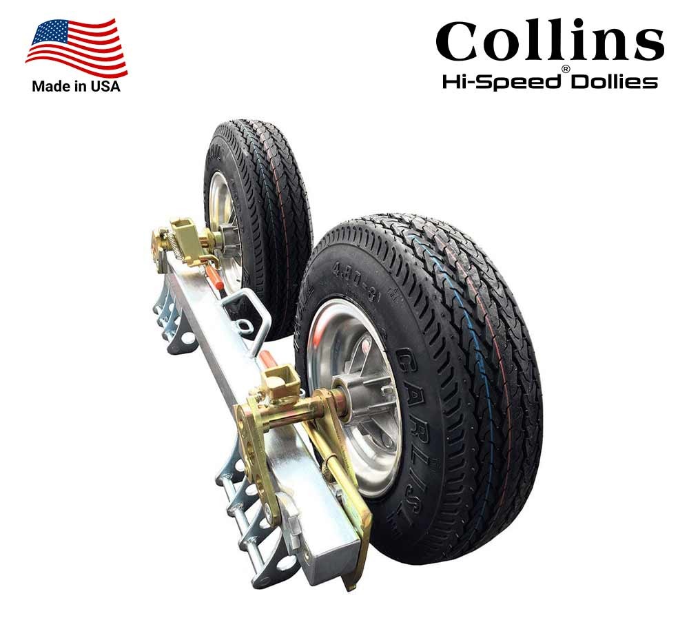Collins Hi-Speed Towing Dolly Pro Set w/ 5.70” Diameter Tire Cross Rail 4280 lbs