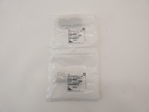 Menge 2 Packungen * Harting 09140063041 Stecker-Einsatz HAN 6 MOD M-C 16A - NEU... - Bild 2 von 6