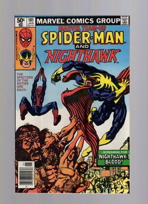 Marvel Team-Up #101 - Spider-Man & Nighthawk - High Grade Minus