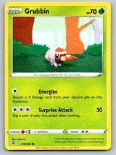 Grubbin 018/264 Common SWSH08: Fusion Strike Pokemon Near Mint