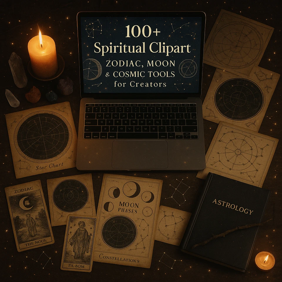 100+ винтажных звездных карт и небесных карт — художественная коллекция созвездий - Изображение 2 из 4